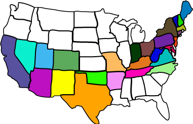 Map of US States Visited