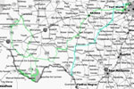Mexico and Big Bend Routes and Maps