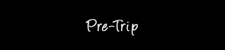 Pre-Trip - Motorcycle Trip Preparations